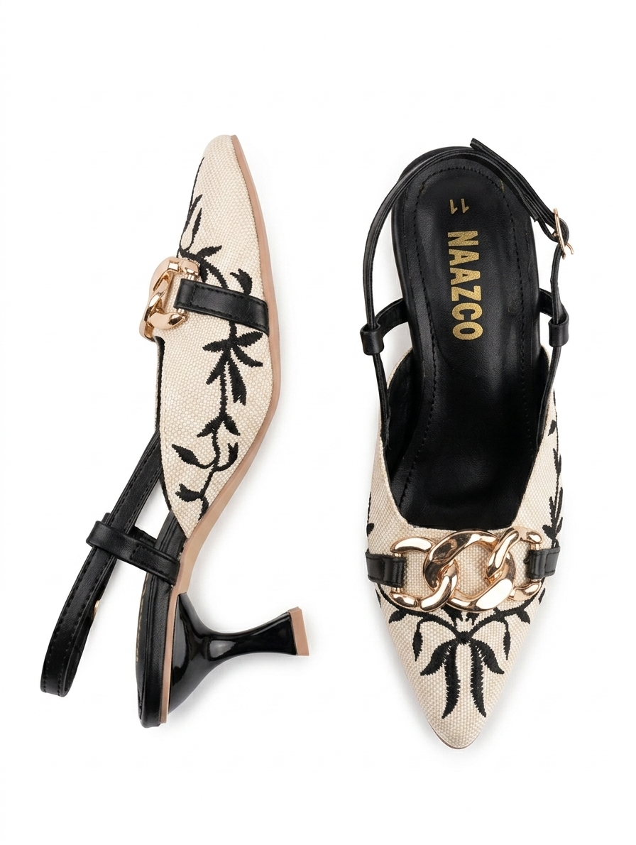 Barg Slingback — Noir